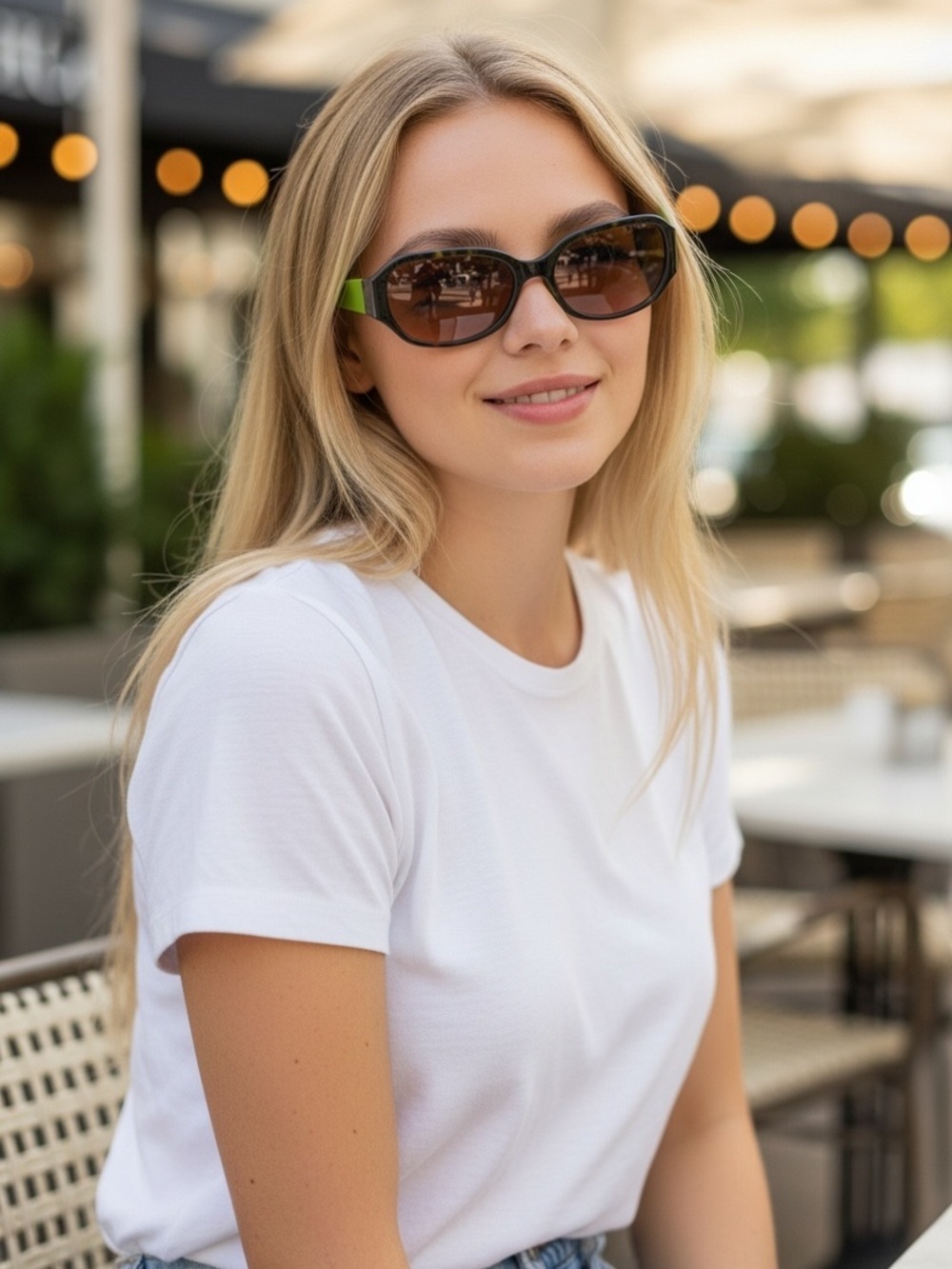 Kate Spade Sunglasses with Case Green/ Brown Prescription